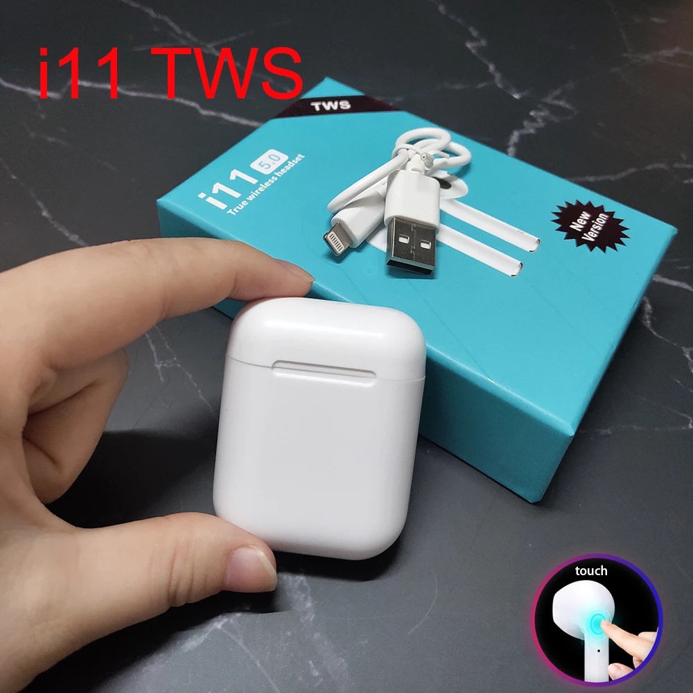 Беспроводные Мини Bluetooth наушники i11 TWS, беспроводные стерео наушники i7s, спортивные наушники для iphone, Android, huawei