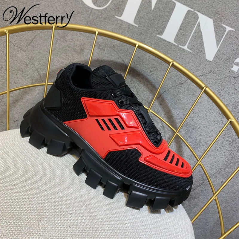 

new thick-soled old shoes women's mesh color matching breathable platform sneakers womens sneakers shoes 2020 fashion
