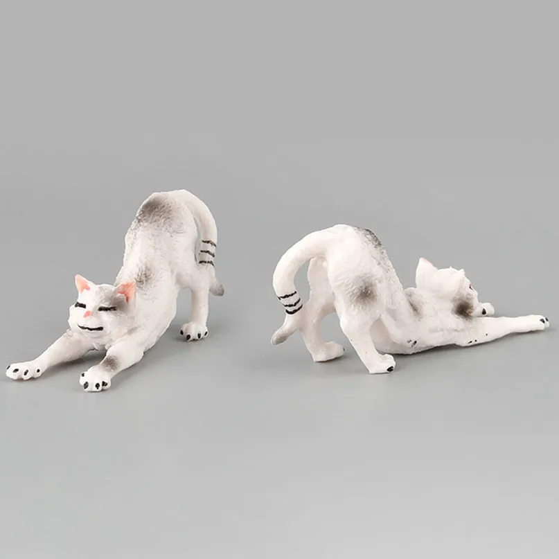 Имитация животных игрушечные кошки для детей различные стили модель Кота из ПВХ
