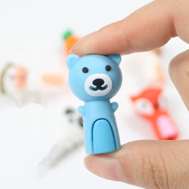 1 комплект мультяшная силиконовая ручка кепка карандаш для овощей морковь топ