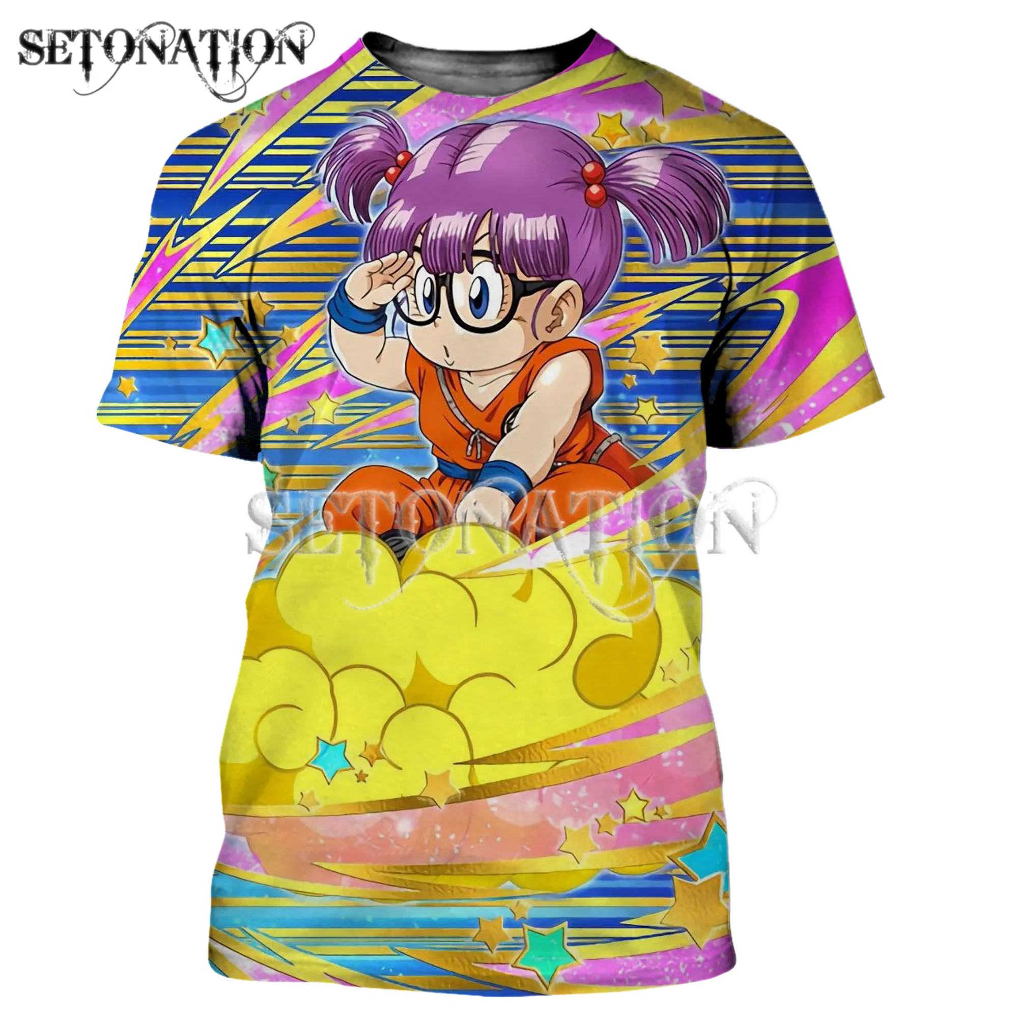 Футболка Arale с 3D принтом для мужчин и женщин стильная тенниска в стиле Харадзюку