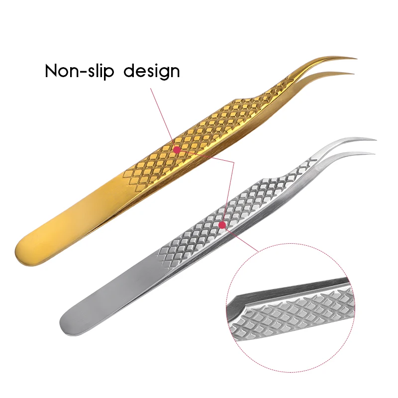 

AS09 tweezers for volume eyelash extension 3D 5D 6D stainless steel tweezers eyelash extension tool individual eyelash tweezers