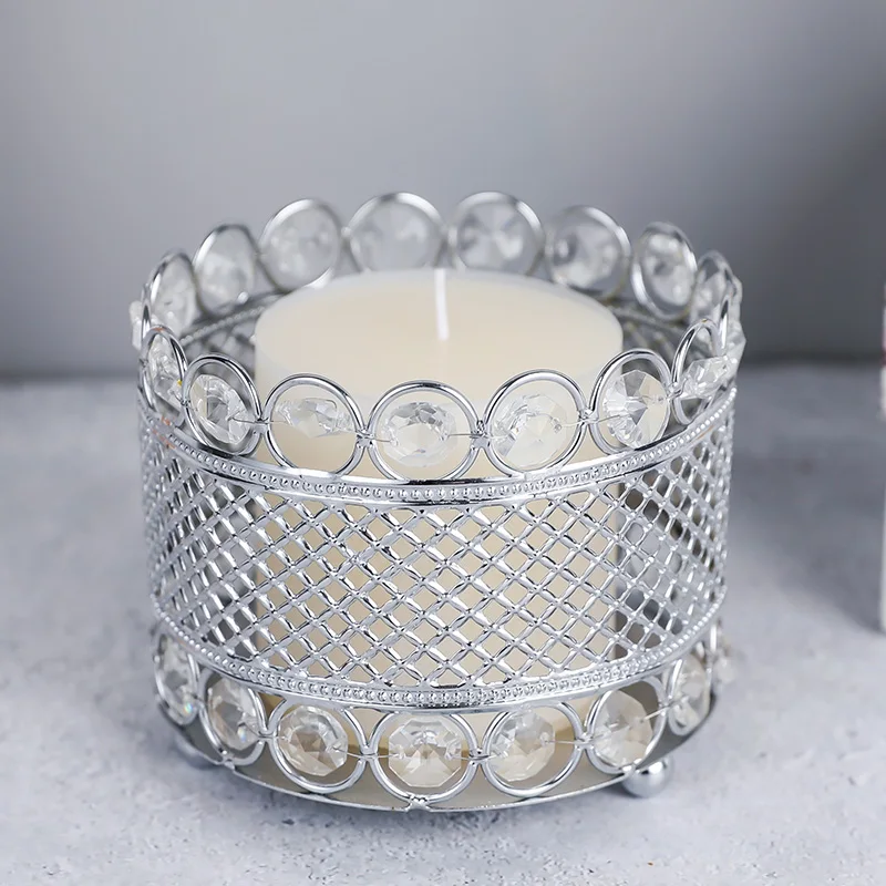 Европейский Хрустальный подсвечник для свечей свадебный стол Центральная