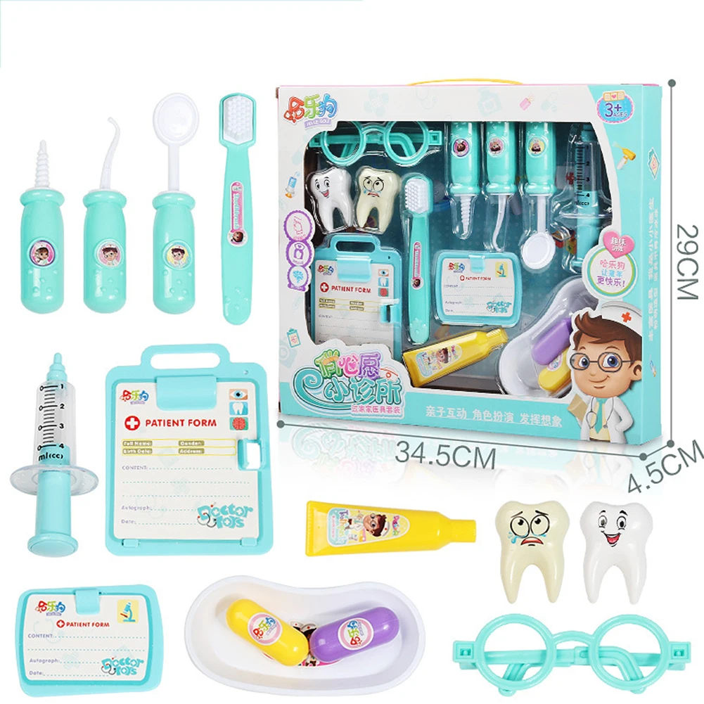 Kids Toys High-quality Lightweight Non-toxic Safe for to Play Doctor Kits Dentist Pretend PlaySet Role | Игрушки и хобби