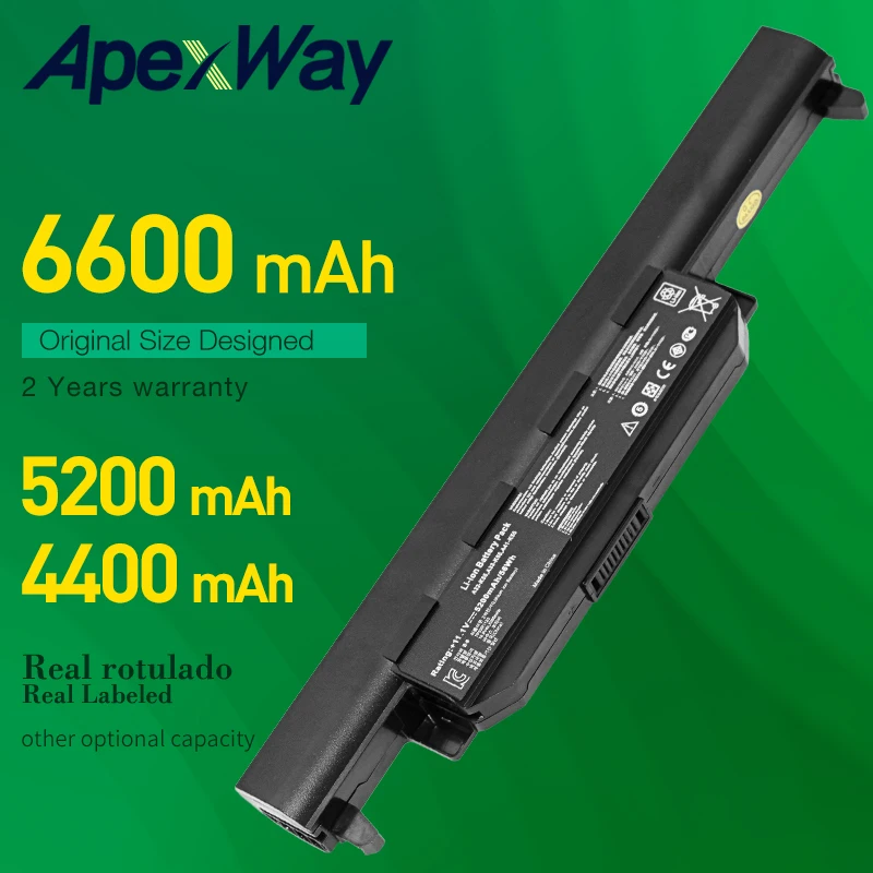 

ApexWay 4400mAh A32-K55 A75 K45 K55 Аккумулятор для ноутбука Asus A33-K55 A45 A55 K75 R400 R500 R700 U57 X45 X55 X75 серия
