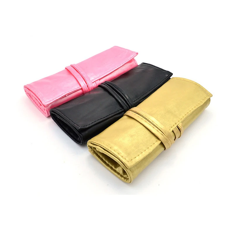 7 карманов профессиональные сумки для макияжных кистей держатель женщин