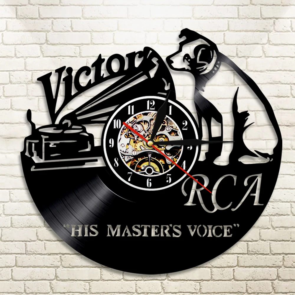 Настенные часы RCA Victor Dog с музыкальным голосом его мастера настенные Nipper