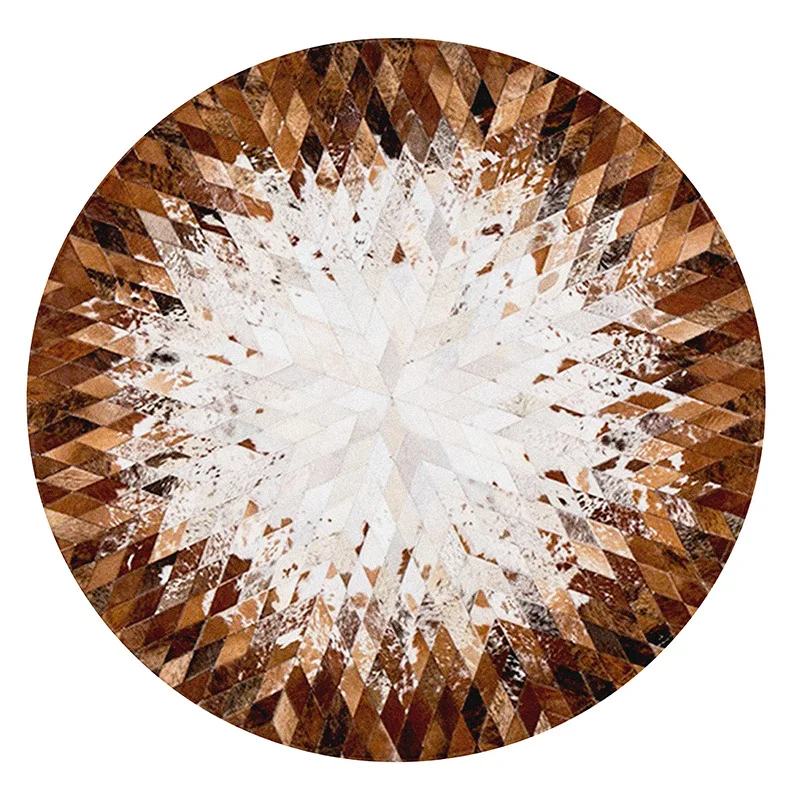 

Carpet European-style simple geometric non-slip mats living room bedroom art carpet home decoration