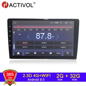 hactivol 2g32g android 9 1 4g car radio for 9 10 1 universal interchangeable car dvd player gps navi 2 din car accessory free global shipping
