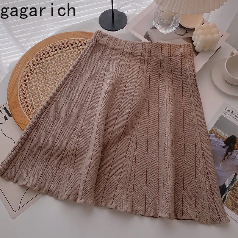 Gagarich Женская шикарная вязаная юбка осень 2021 Новая корейская модная нежная