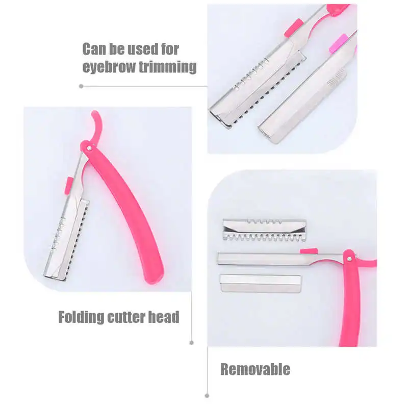 Прямая безопасная бритва Мужская Складная ручная Бритва для бороды триммер