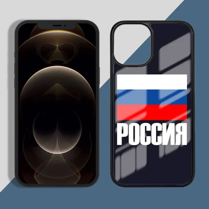 

Russian American British flag national Phone Case PC for iPhone 11 12 pro XS MAX 8 7 6 6S Plus X 5S SE 2020 XR