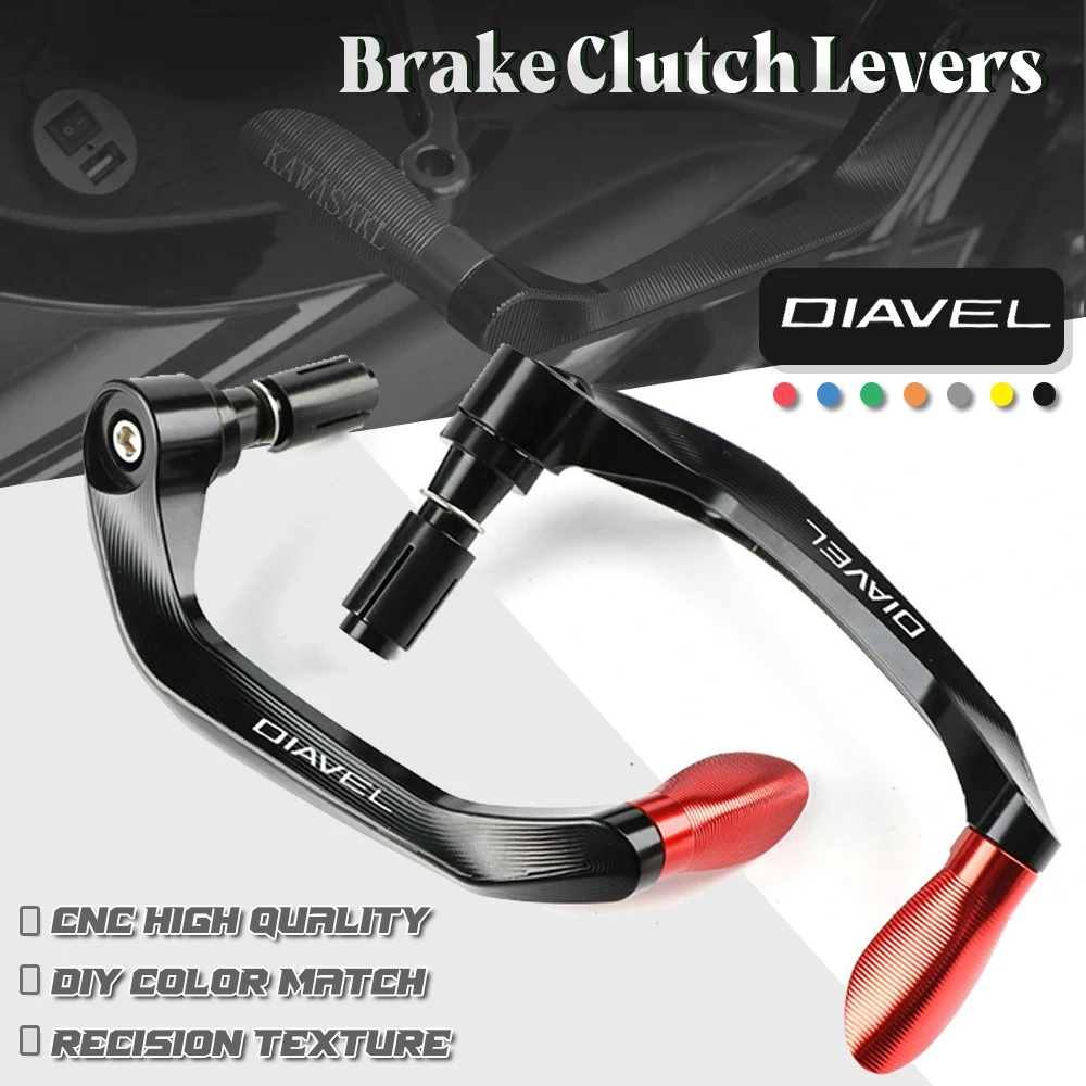 

For DUCATI Diavel Carbon XDiavel S Motorcycle 7/8" 22mm Handlebar Grips Guard Brake Clutch Levers Handle Bar Guard Protector