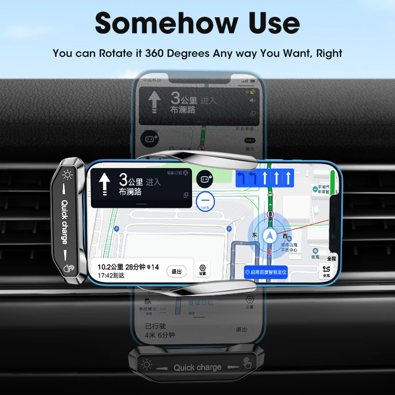 Беспроводное зарядное устройство авто автомобильный держатель для телефона iPhone