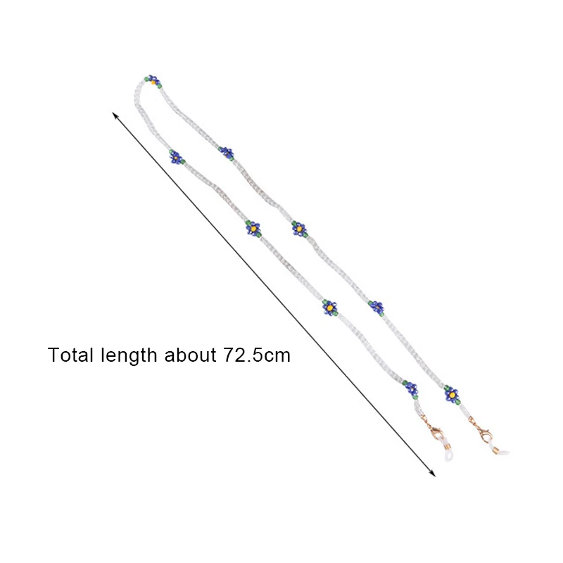 

Fashion small flower Mask Chains Glasses Chain For Women Retro Metal Sunglasses Lanyards Eyewear Cord Holder Neck Strap