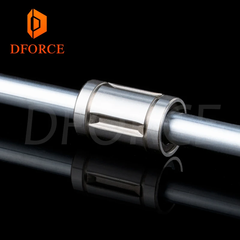 DFORCE Высокая точность легкость подшипника LM8UU длинный стержень вала 8X15X24 мм 3d принтер линейный подшипник для Reprap Anet A8 Prusa I3