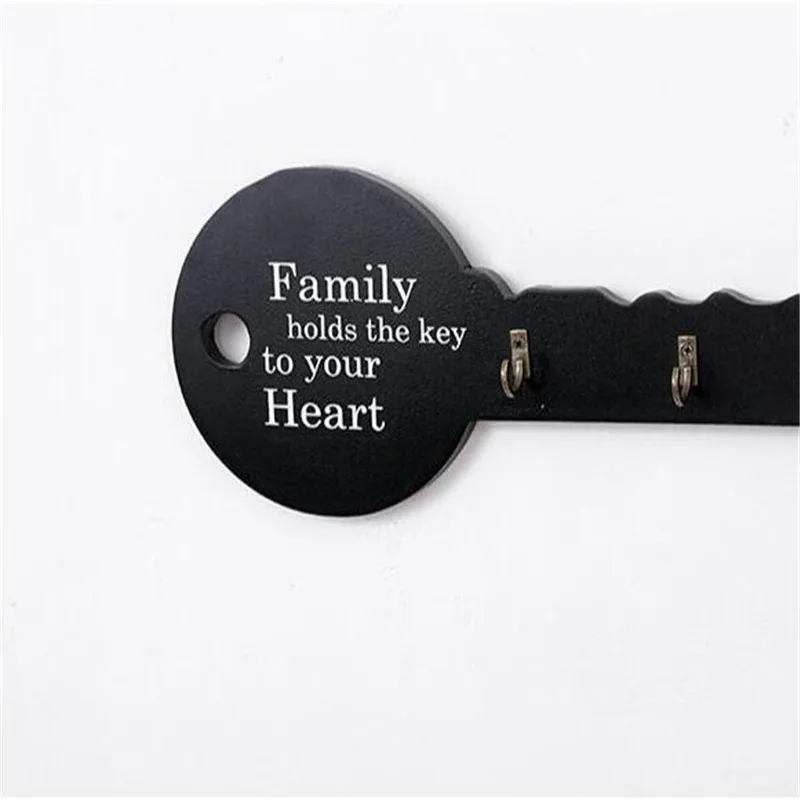 Настенный деревянный держатель для ключей в стиле ретро | Дом и сад