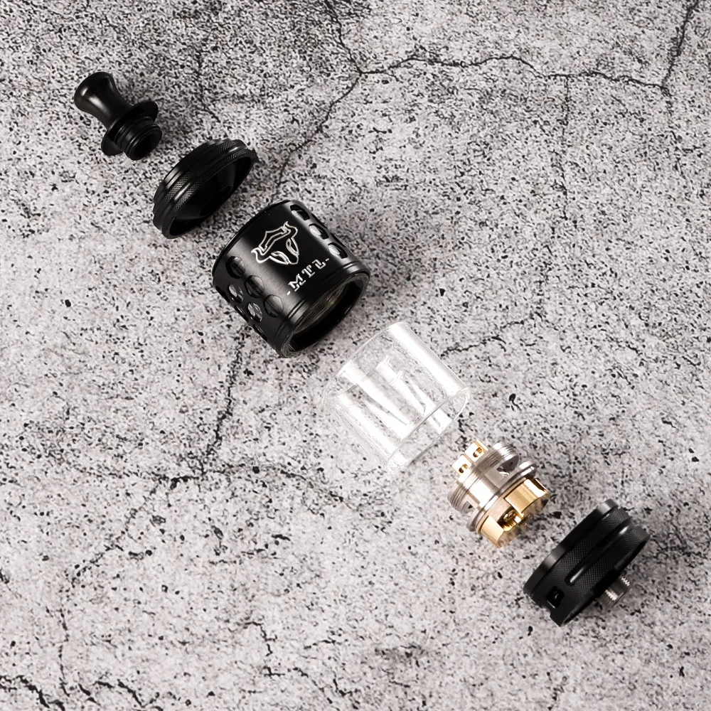 

Original THC Tauren MTL RTA with 2ml Capacity for THC Tauren Max Mech Vape MOD / Mech MOD MTL/RDL Accessories Vs Zeus X RTA