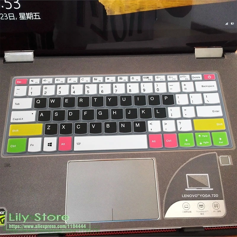 candyblack Силиконовый защитный чехол для клавиатуры для ноутбука lenovo Ideapad 330S-14 330s-14IKB 330S 14 ikb 330s-14ast 330s-14arr 330s-14lkb - Цвет: candyblack