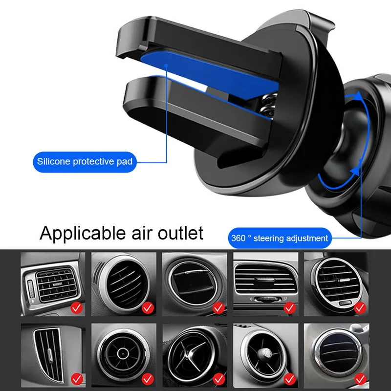 Гравитационный Автомобильный держатель для телефона универсальный смартфон 360
