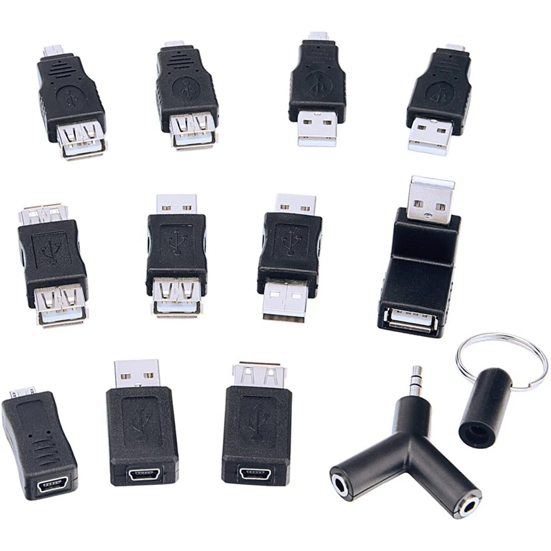 

OTG USB Mini Mini Male to Female Connector Adapter Converter, Support Data Sync and Charging