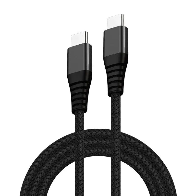 0,3 м USB 3,1 type C к USB C кабель для iPad Pro Xiaomi Mix 3 huawei mate 20 Pro Oneplus 6t 6 PD 60W быстрое зарядное устройство Синхронизация данных - Цвет: Черный