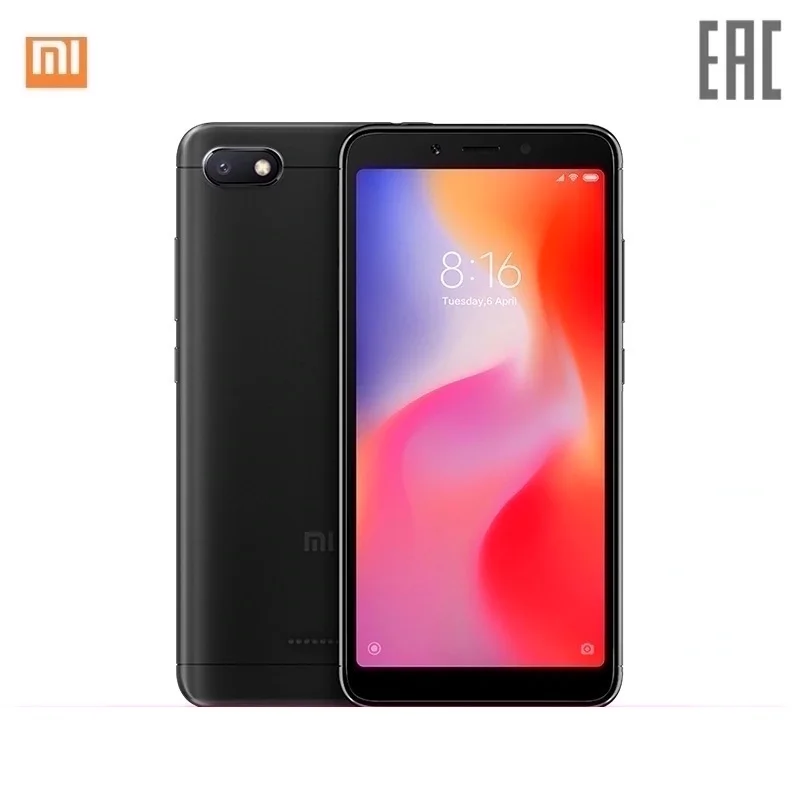 Xiaomi Redmi 6A RU 16 ГБ Доп. скидка 3% при заказе от 3 шт.[официальная гарантия быстрая