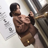 turtleneck thick winter sweater women pullover girls tops loose autumn female knitted outerwear sweaters warm oversize cashmere