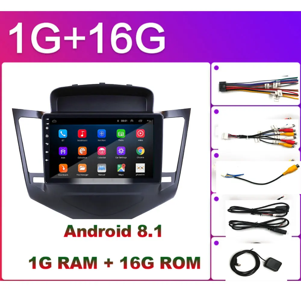 

9 Inch Android Multimedia Player For 2013 2014 2015 Chevrolet Cruze GPS Navi 2 din Car Radio Touchscreen Head Unit