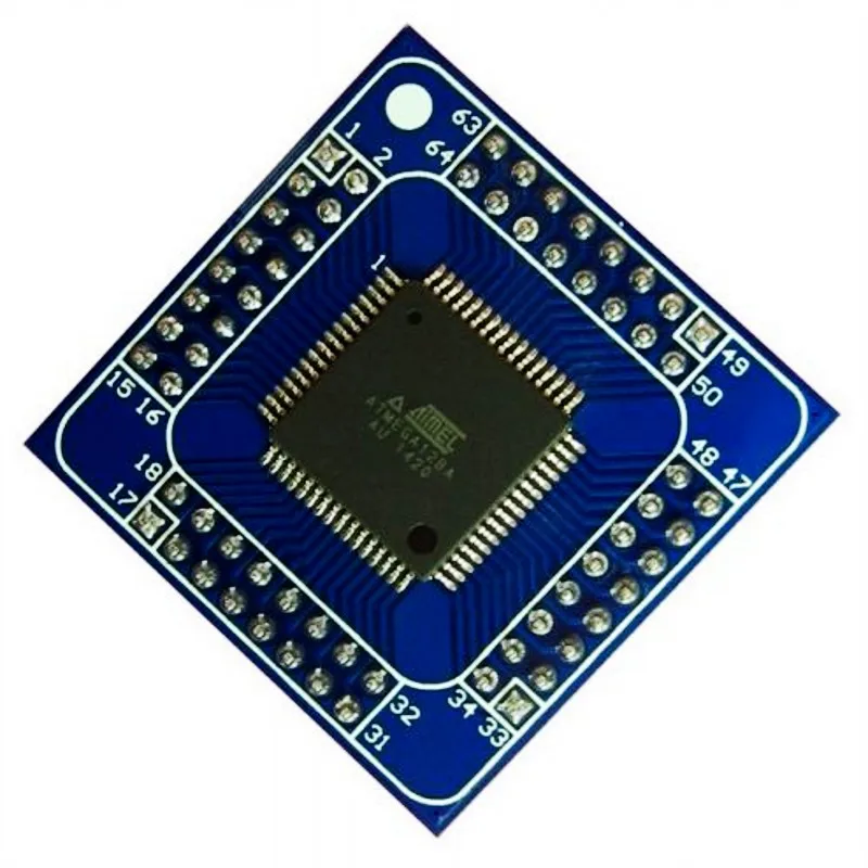 Бесплатная доставка 1 модуль ATmega128 минимальная системная плата TQFP64 макетная