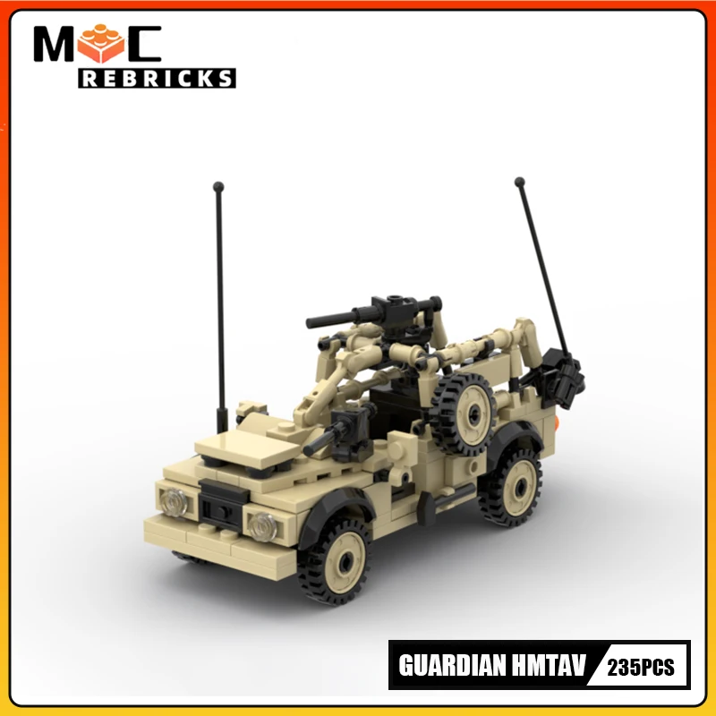 

WW2 Military Series Army assault vehicle Model MOC Building Block SWAT Car Loadable Figure Soldier Bricks Toys For Children