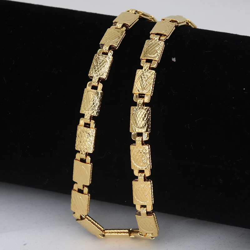 Gold Rope Chain African Jewelry Gift
