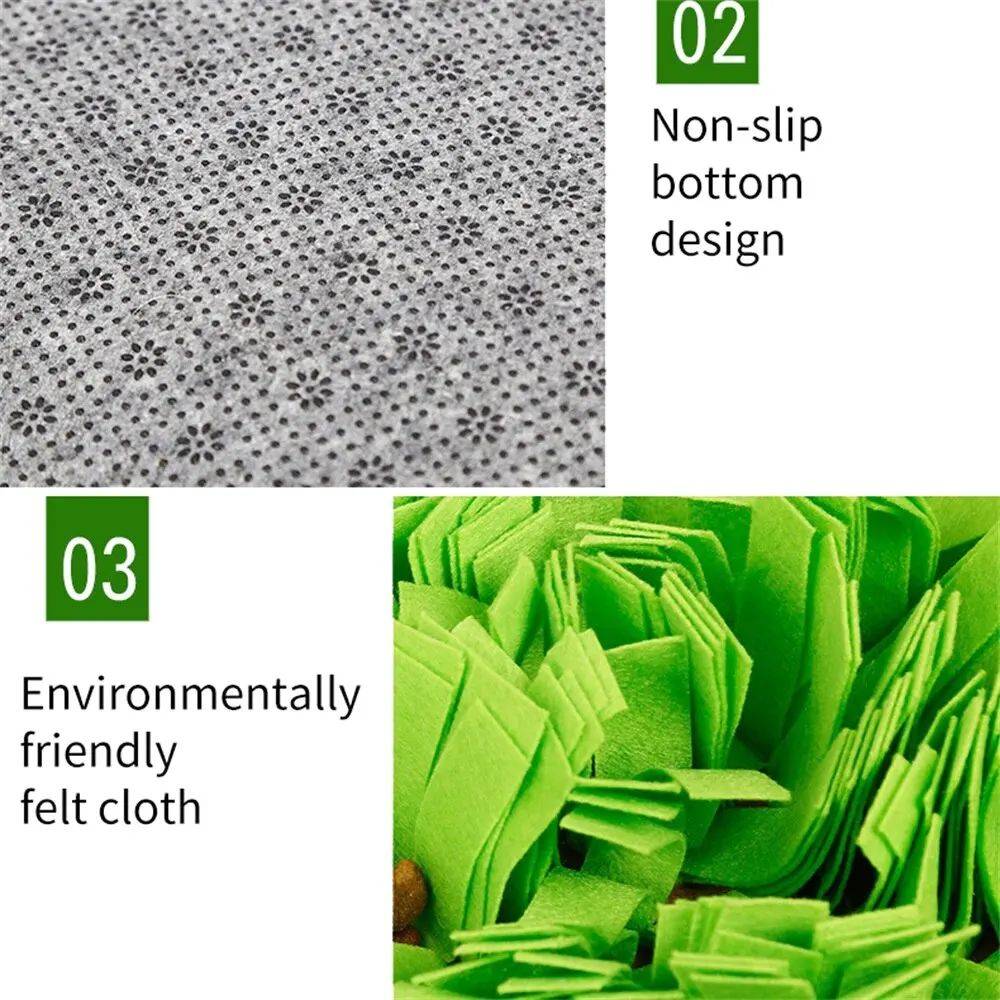 

New Pet Smelling Mat Pet Educational Toys Dog Snuffle Mat Smell Training Mat Dog Release Stress Feeding Mat