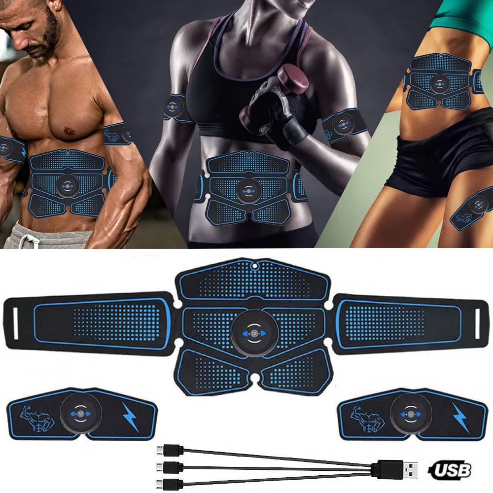 

Home Gym Exercise Machine Abdominal Toning Belt Vibration Abdominal Muscle Trainer Electronic Belt Fitness Massage EMS Equiment