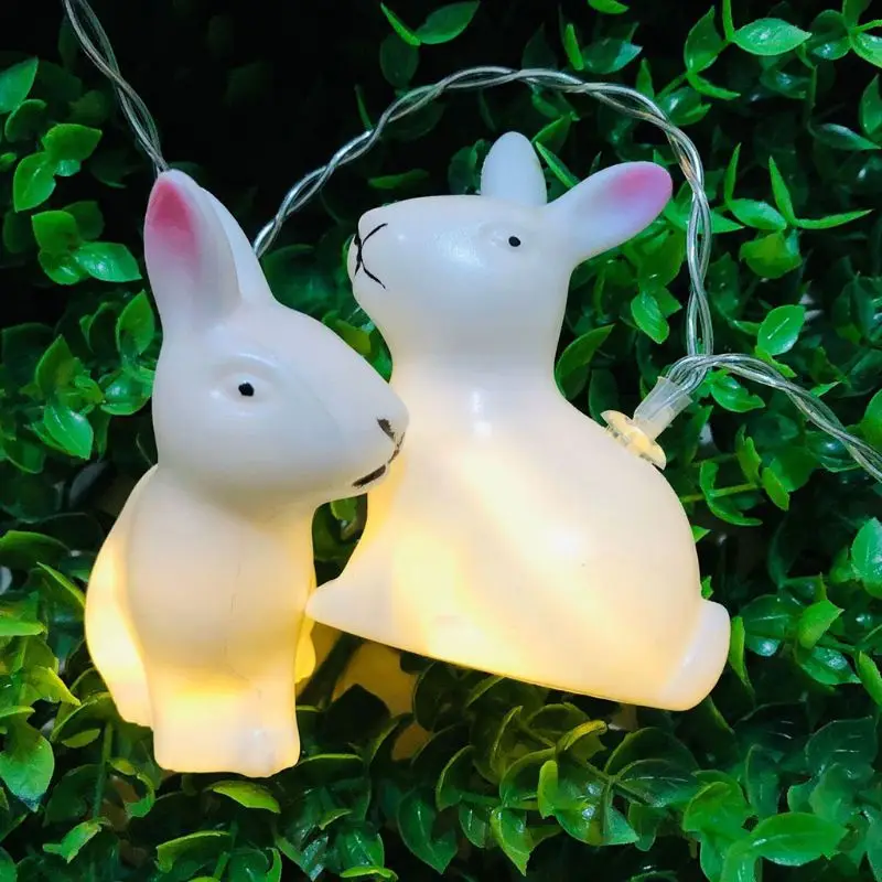 

1.5m Easter Exquisite Rabbit Light String Bunny Festive Lamp Battery Operated 69HF
