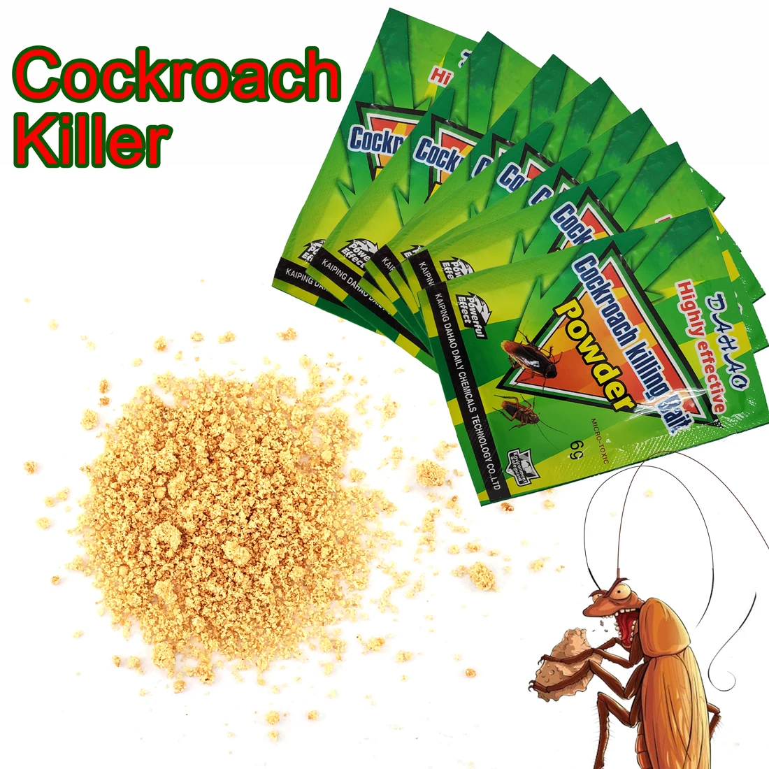 

20pcs Effective Killing Cockroaches Bait Cockroach Repeller Insect Roach Killer Pest Reject Control Cockroach Powder Roach Lure