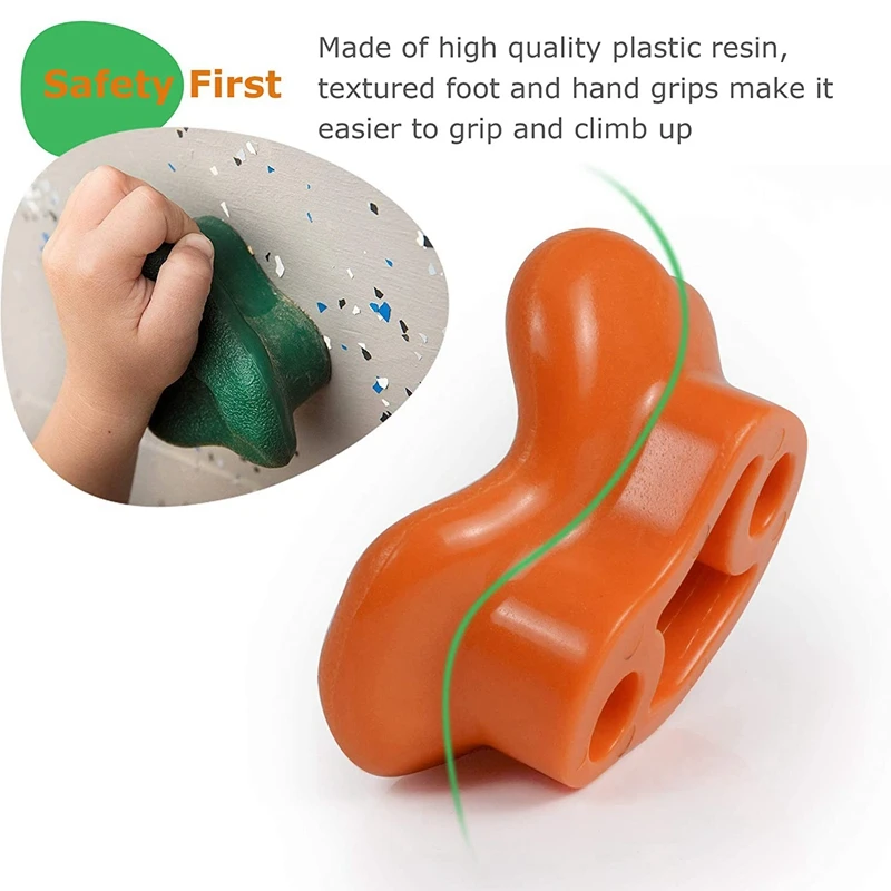 5 шт. Разноцветные Детские и взрослые скалолазание удерживает набор для наружной