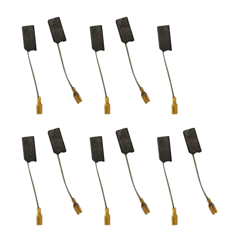 10Pcs for Flex GE5 GE5R GSE5R Carbon Brushes Automatic Angle Grinder Brush Replacement