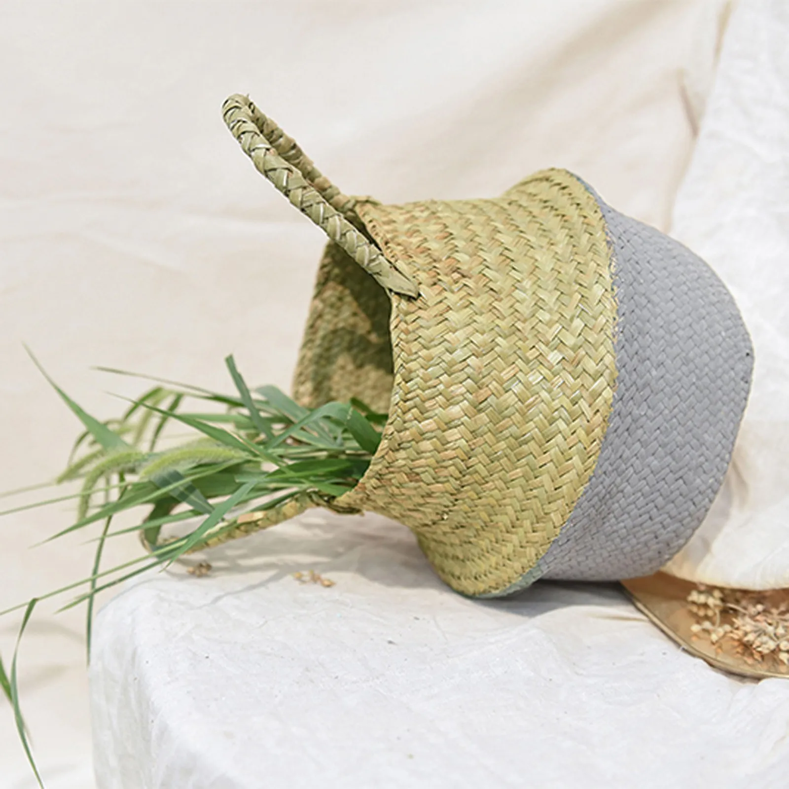 

Seagrass Wicker Basket Wicker Basket Flower Pot Folding Basket Dirty Basket Maceteros Decorativos Maceteros Exterior Modernos