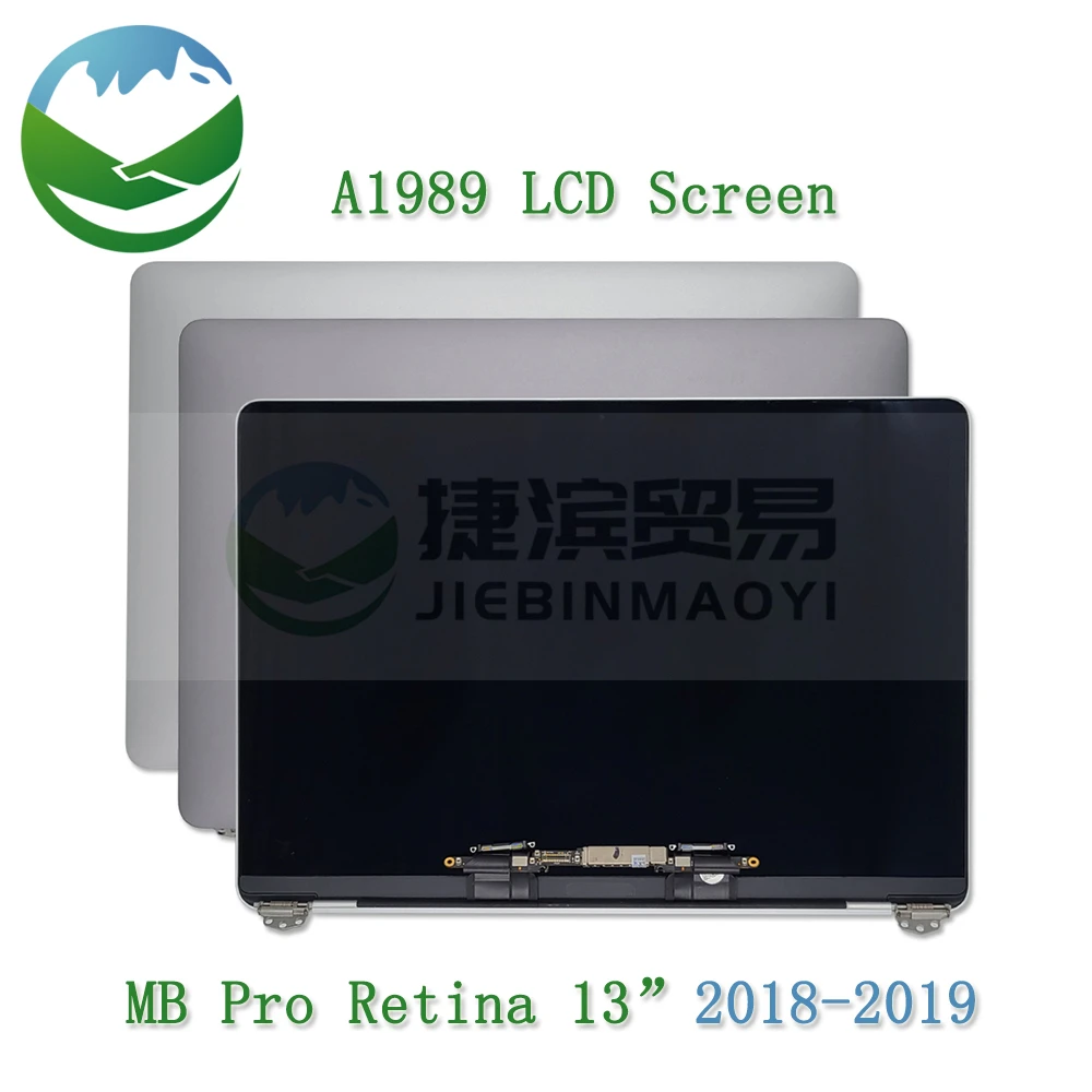 

Экран для ноутбука A1989, серебристый/Космический, серый, для Macbook Retina 13 дюймов, EMC 3214 EMC 3358 Full LCD 2018 2019