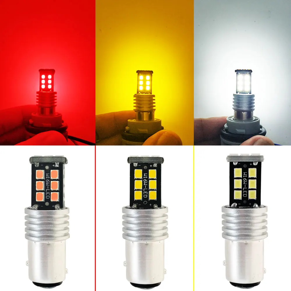 1157 BAY15D Canbus P21/5W светодиодная безошибочная лампа 2835 15 SMD светодиодсветодиодный