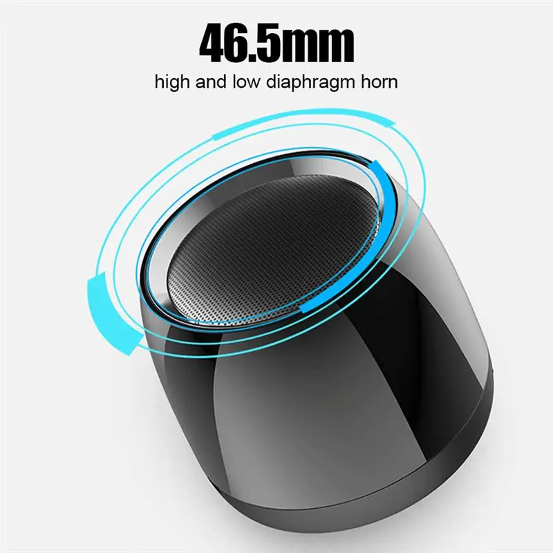 

Portable Bluetooth Speaker Mini Wireless Subwoofer Stereo Cancelling Microphone Support Bluetooth 5.0 TF Playback