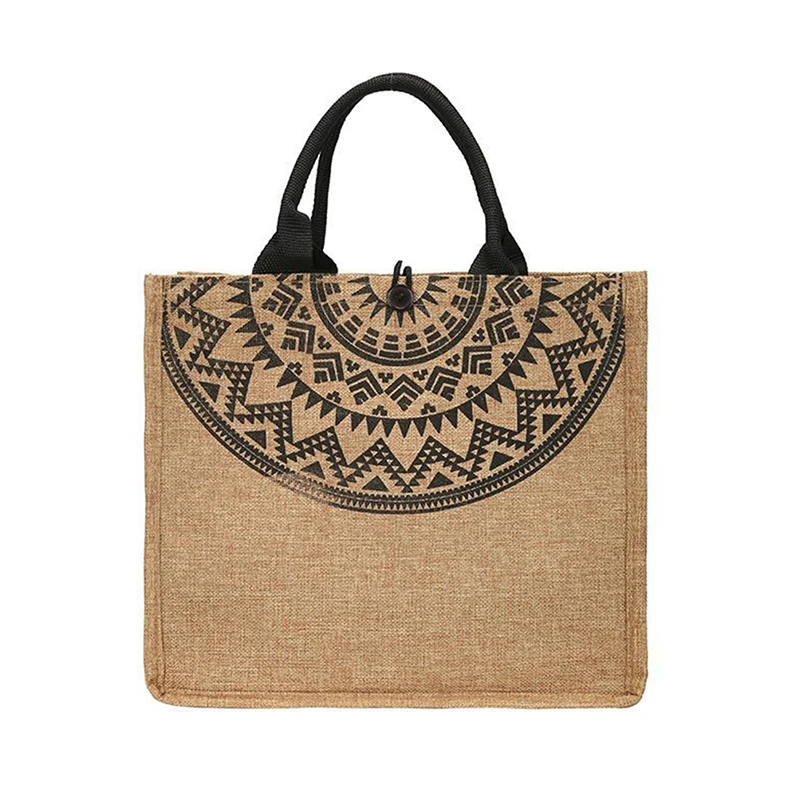 

1pc Canvas Handbags For Women Fashion Tote Beach Bags Reusable Shopping Bags Casual Large Capacity Designer Shoulder Pouch Bags