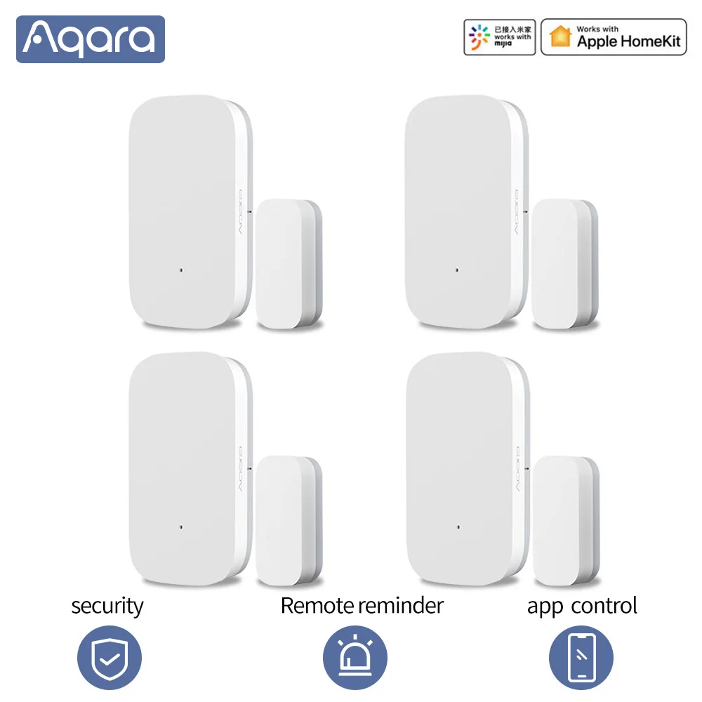 Датчик двери и окна Aqara Zigbee беспроводное подключение умный мини датчик дом для
