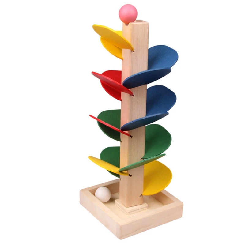 Детская развивающая игрушка 1 шт. Разноцветные деревянные блоки для бега дорожки