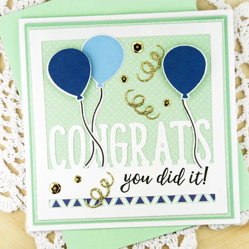 Поздравления квадратный альбом рамка высечки для фотографий скрапбукинг