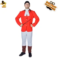 adult mens horse riding uniform profession horse rider clothes with tie halloween festival costumes