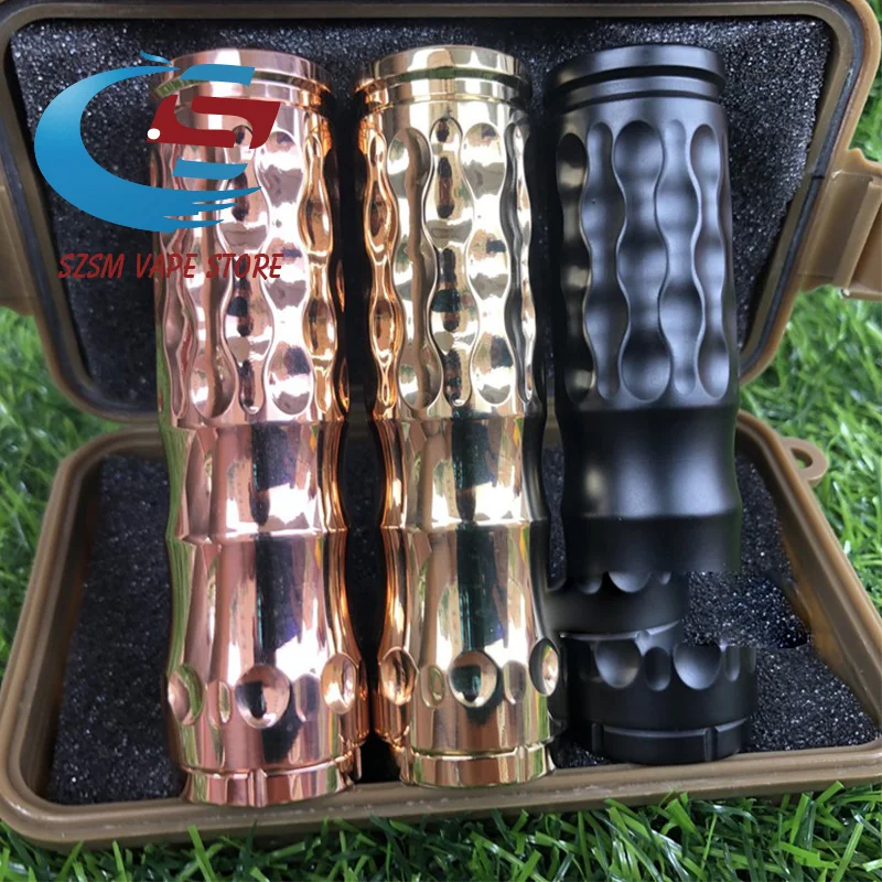 Новейший RockVape Atoll Mod V1.5 Vape ручки mod 18650 батарея испаритель латунный материал 25 мм vs