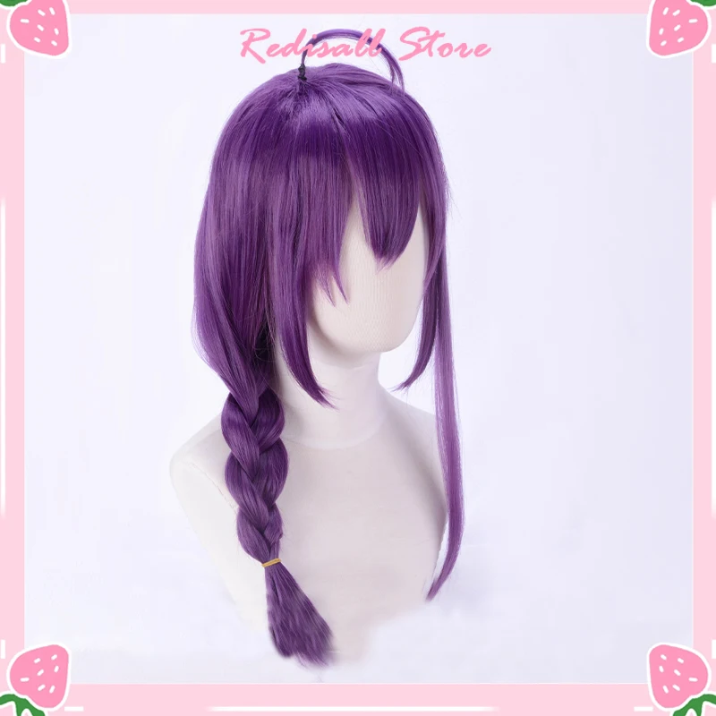 Полный набор звезд Ayase Mayoi фиолетовый парик для косплея косички синтетические