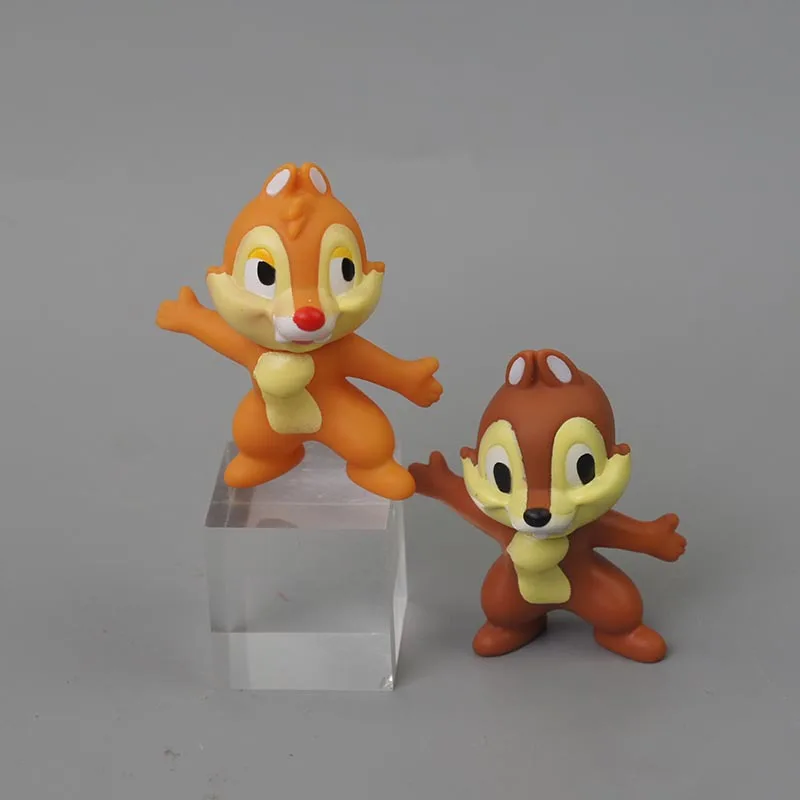 Милые куклы аниме чип и Дейл фигурки героев модели игрушек коллекция мультяшных